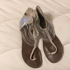 Cute gray and brown Sandles